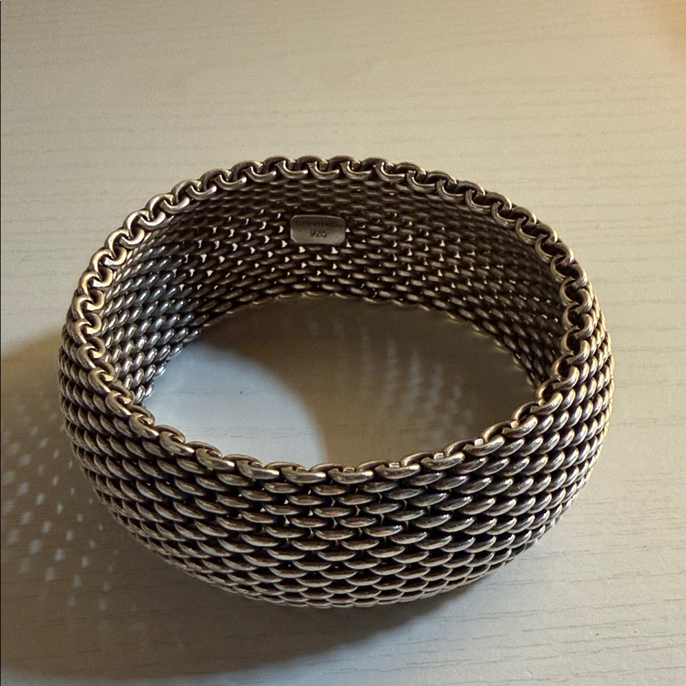 Tiffany & Co. Sterling Silver Woven Bracelet